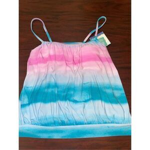 NWT American Beach X Maurices Ombre Swim Tankini Top Size Medium